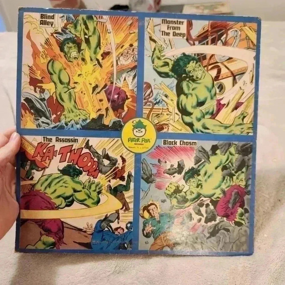 Incredible Hulk - Action Adventure Stories (1978) vinyl - Picture 2 of 4